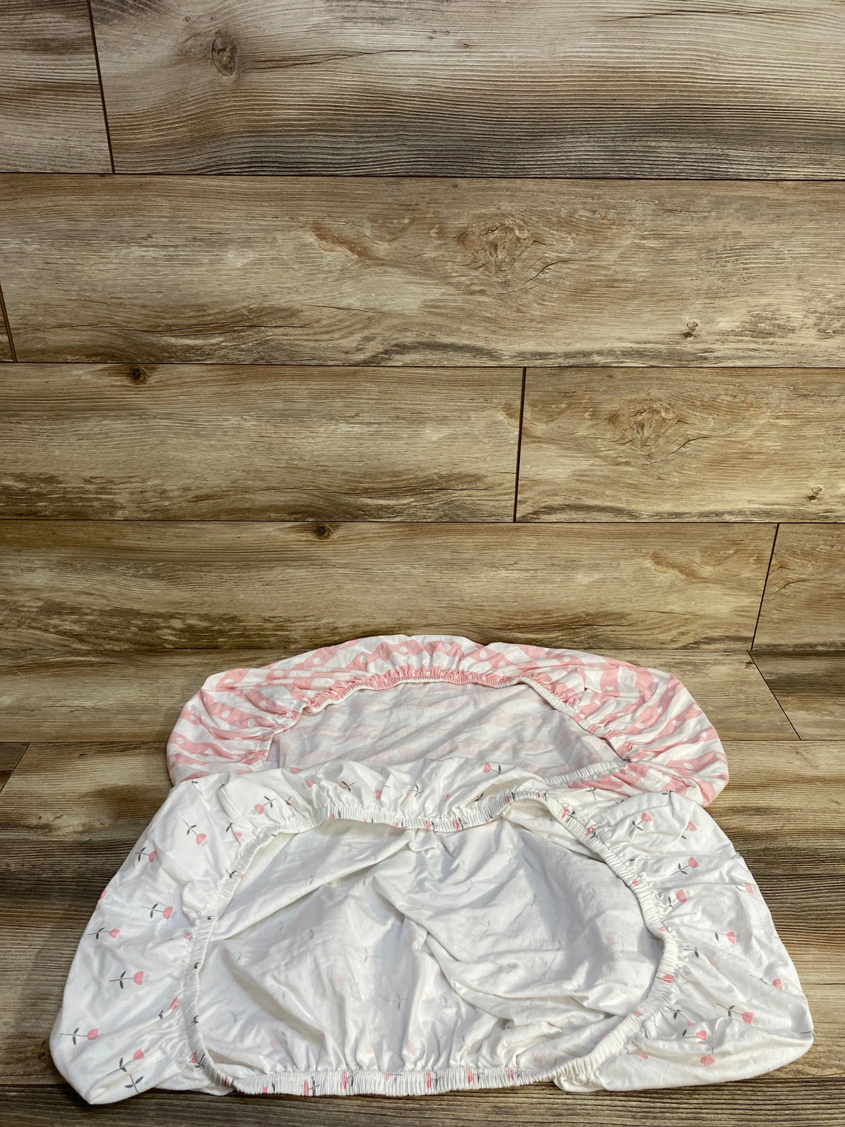 Cambria Baby 2pk Fitted Bassinet Sheets White