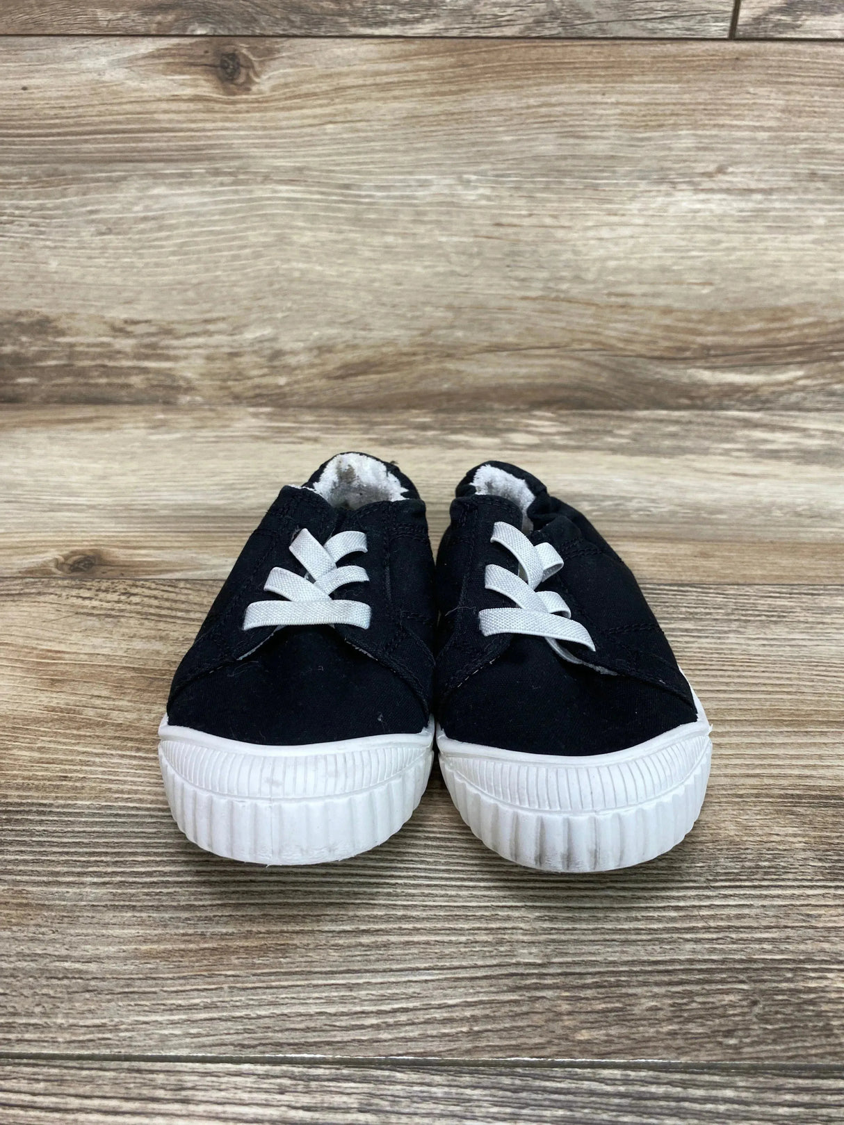 Wonder Nation Canvas Bump Toe Sneakers Black sz 10c - Me n Mommy To Be