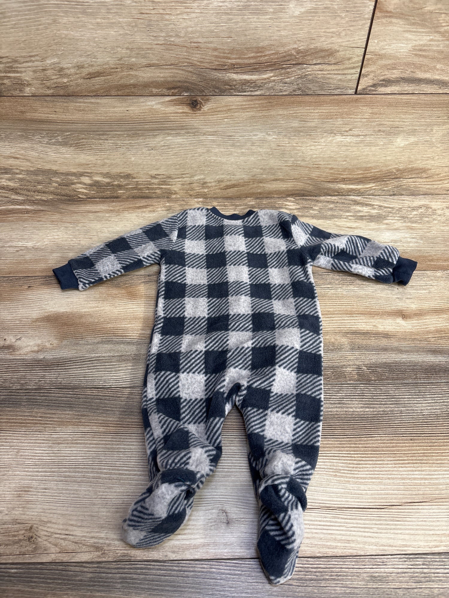 PL Baby Buffalo Plaid Blanket Sleeper Grey sz 3m