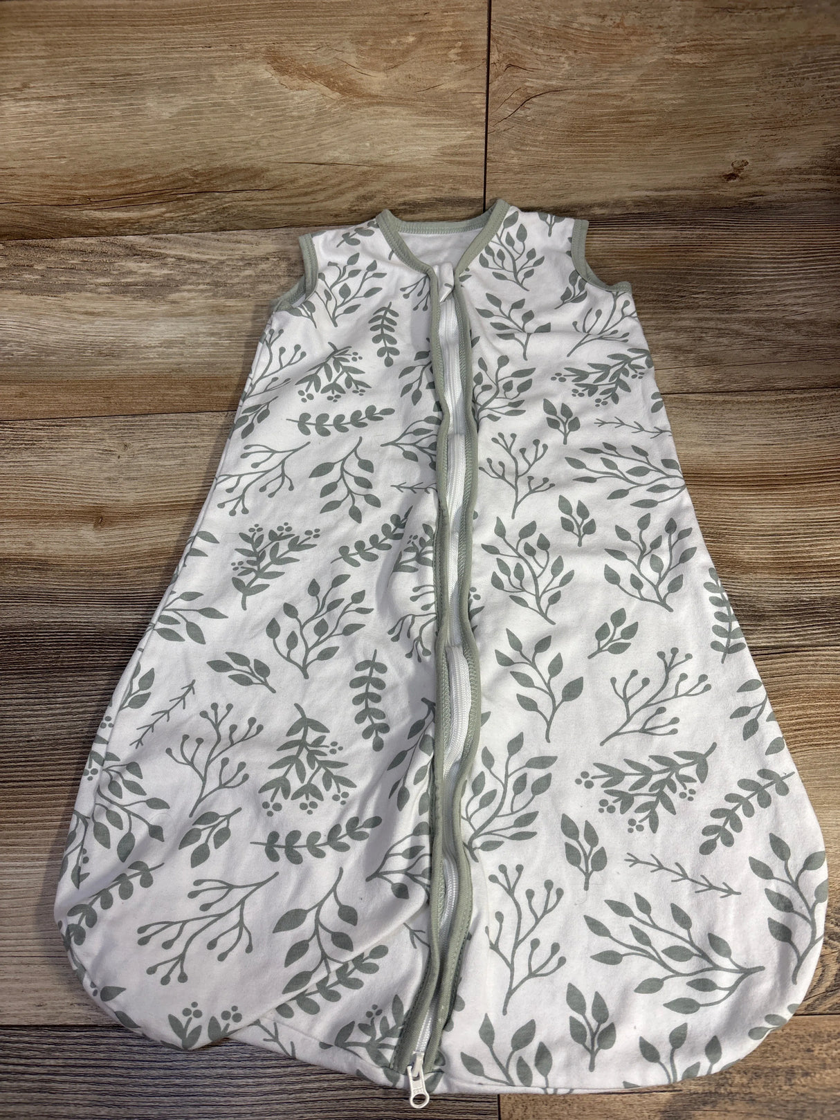 Yoofoss Plant Print Sleep Sack White sz 0-6m