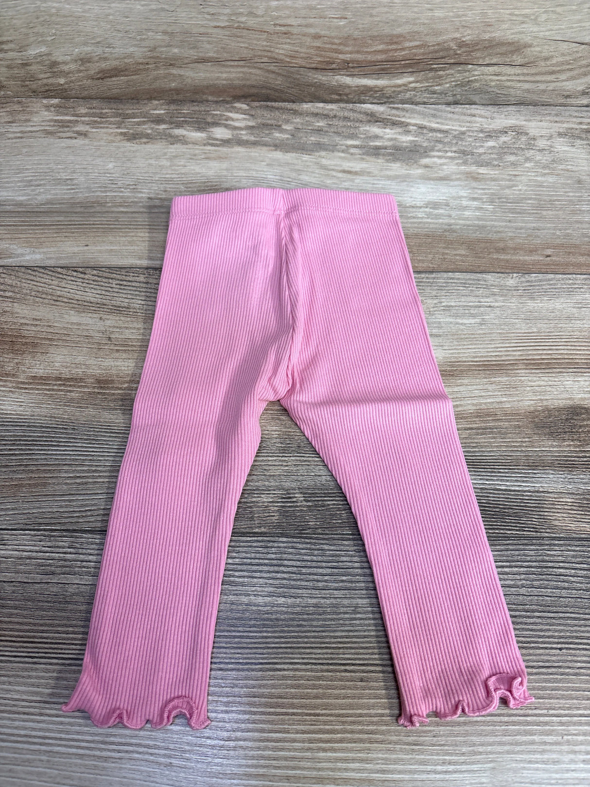 NEW Okie Dokie Ribbed Sea Pink Leggings sz 6m