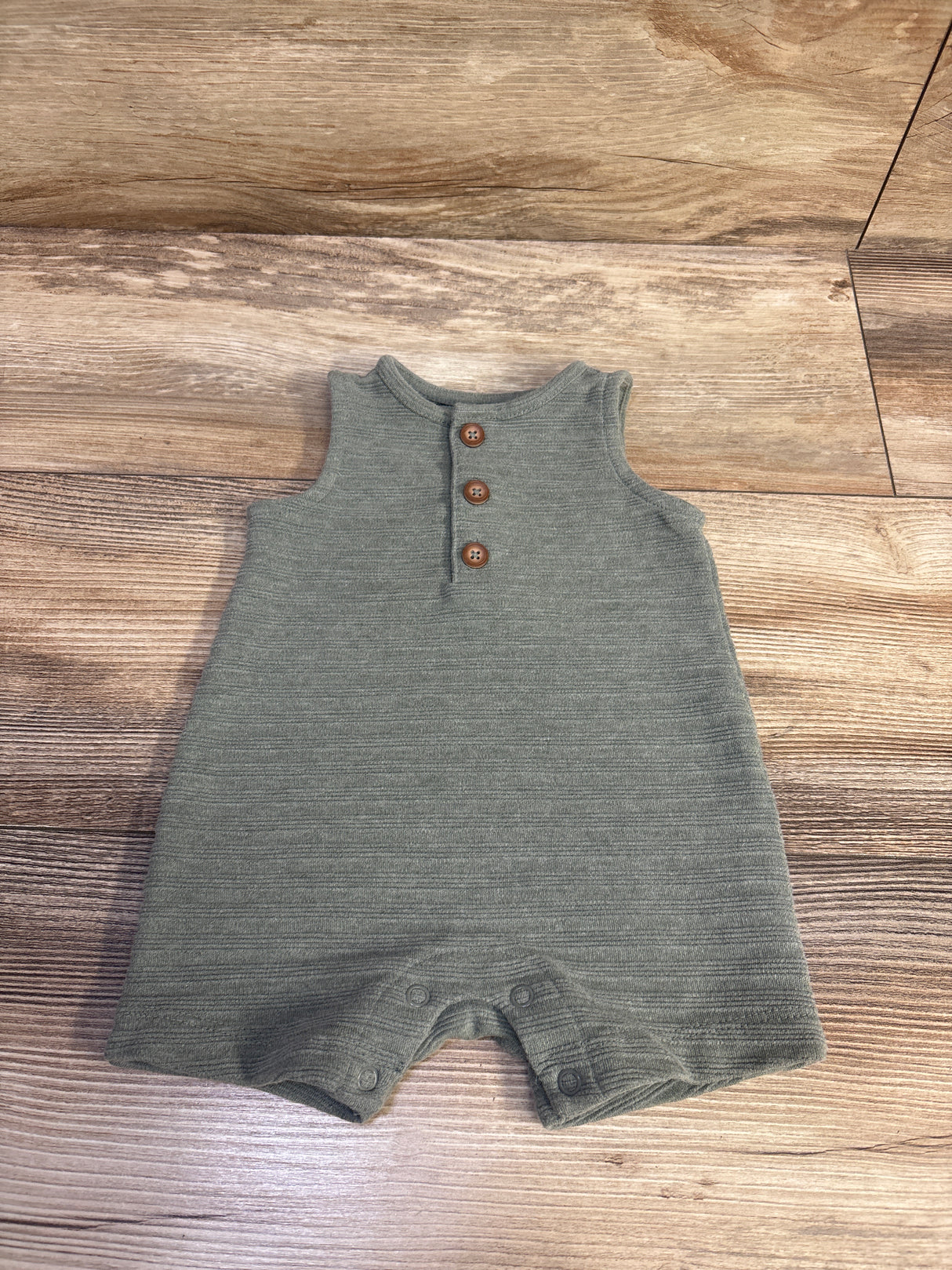 Just one You Henley Tank Romper Green sz 3m