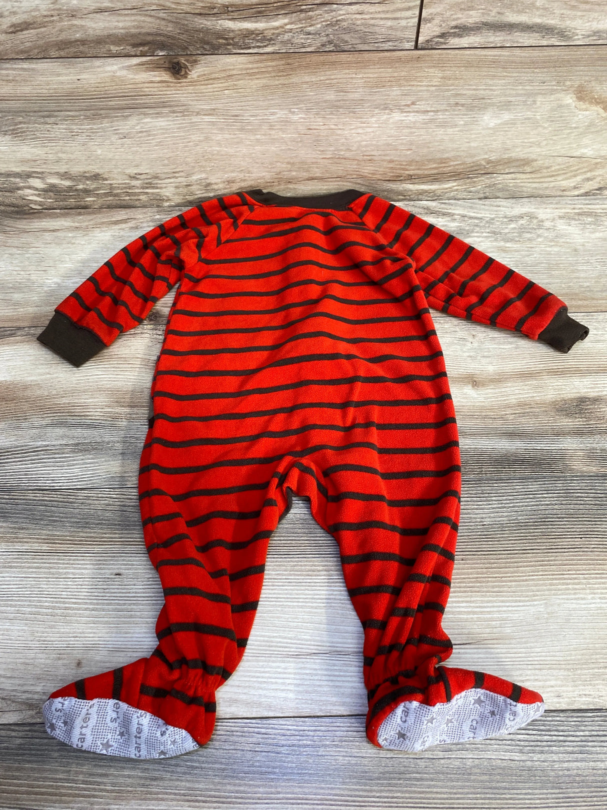 Carter's Striped Blanket Sleeper Red sz 12m - Me n Mommy To Be