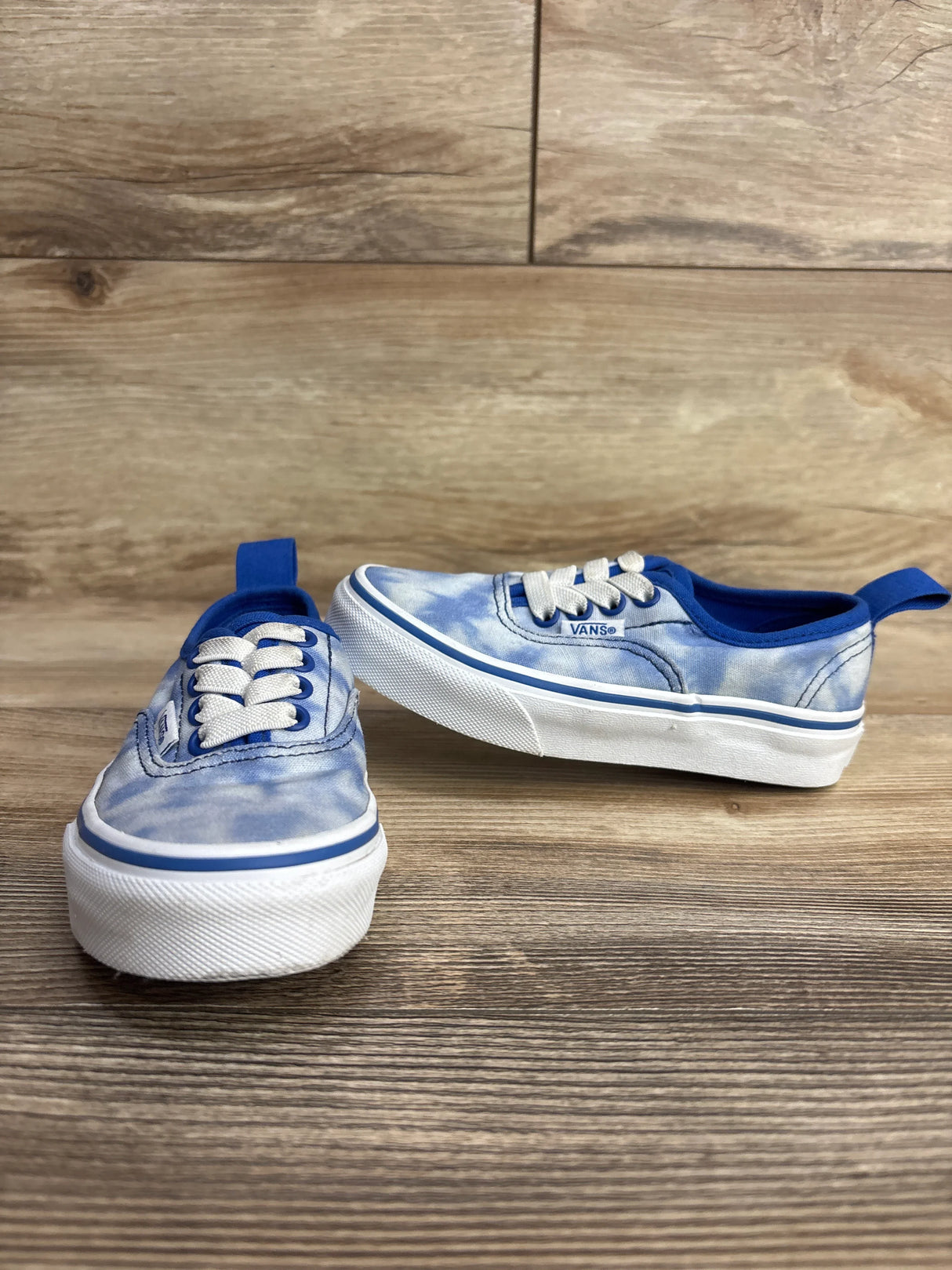 Vans Old Skool V Sneakers Tie Dye Palace Blue sz 10.5c