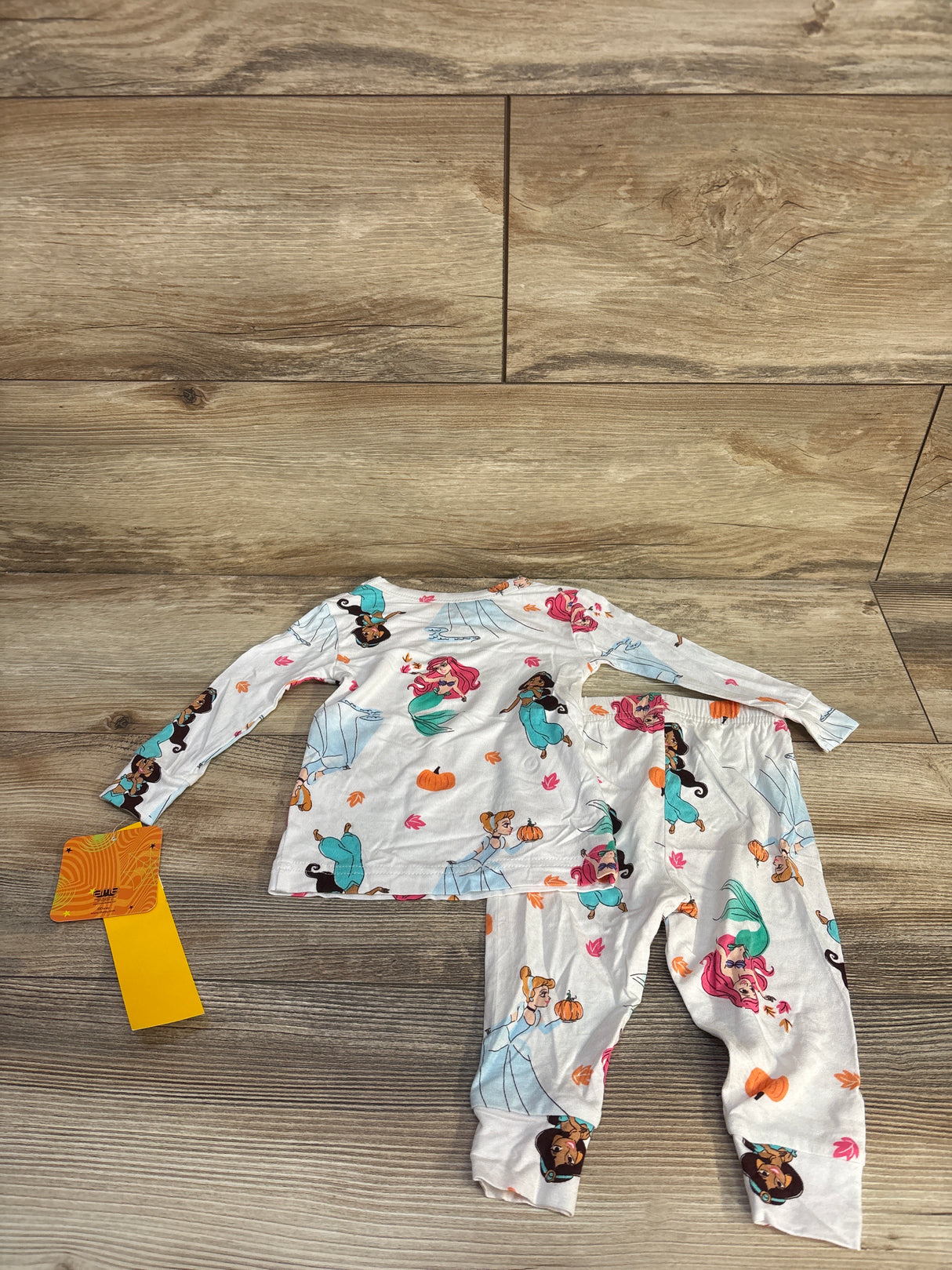 NEW Disney Princess 2pc Halloween Viscose Snug Fit Pajama Set sz 12m