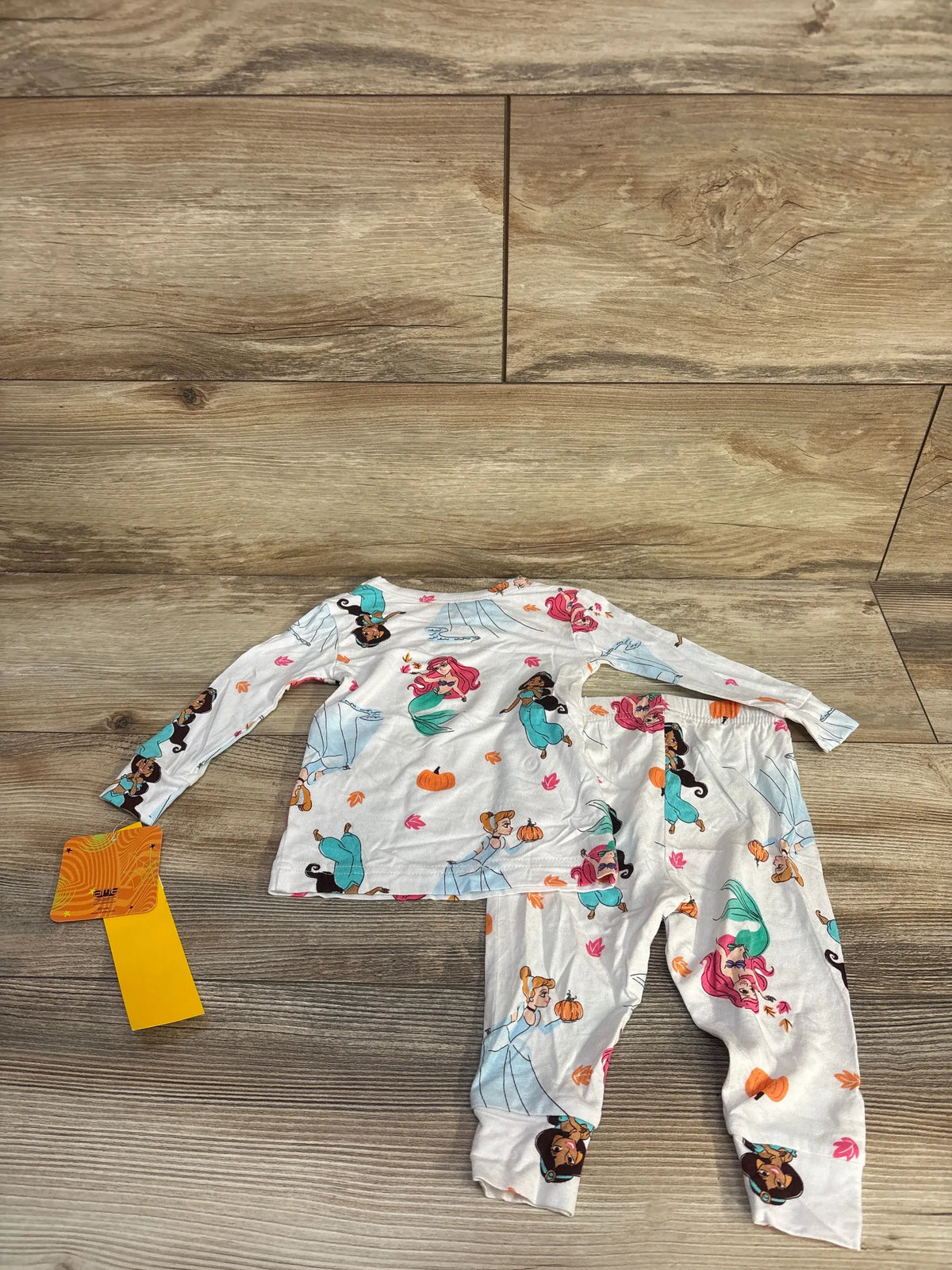 Disney Princess 2pc Halloween viscose snug fit pajama set for infants, size 12m