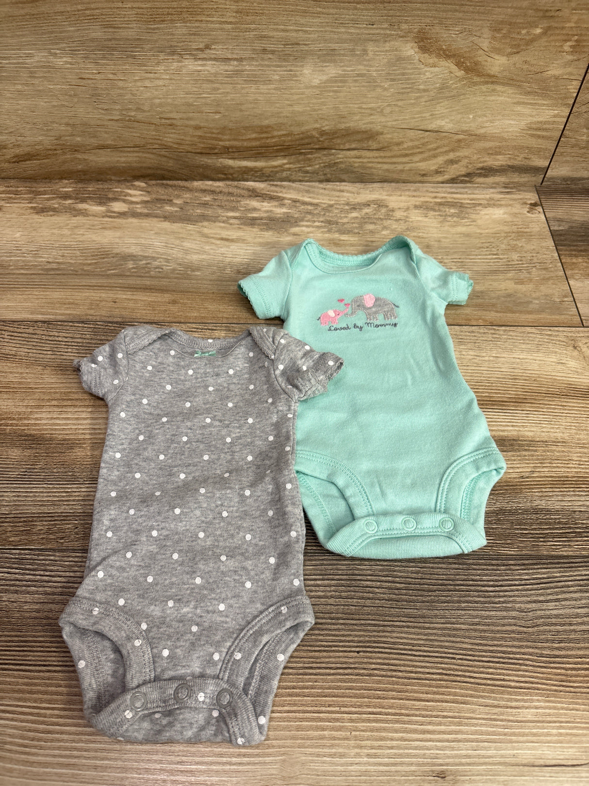 Simple Joys 2pk Bodysuits Blue sz Preemie