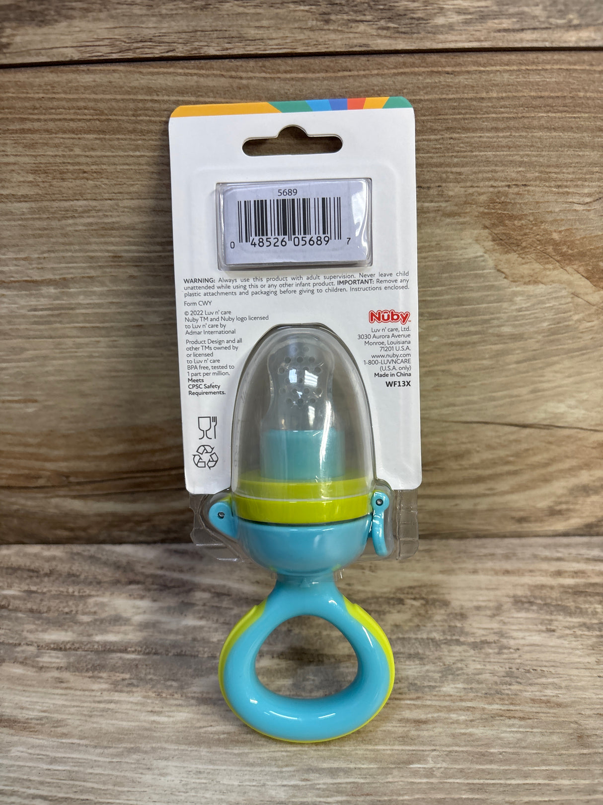 NEW Nuby Twist n' Feed Soft Foods Feeder 10m+