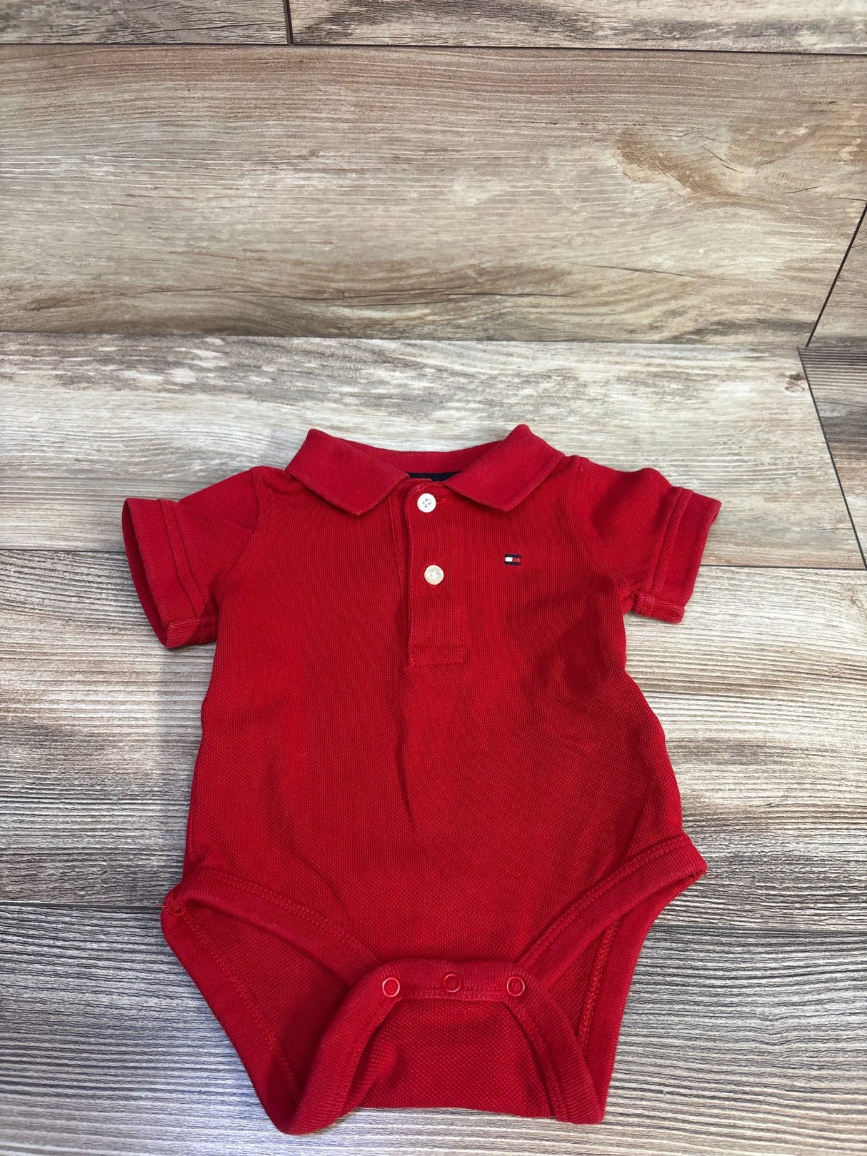 Tommy Hilfiger Polo Bodysuit Red sz 3-6m
