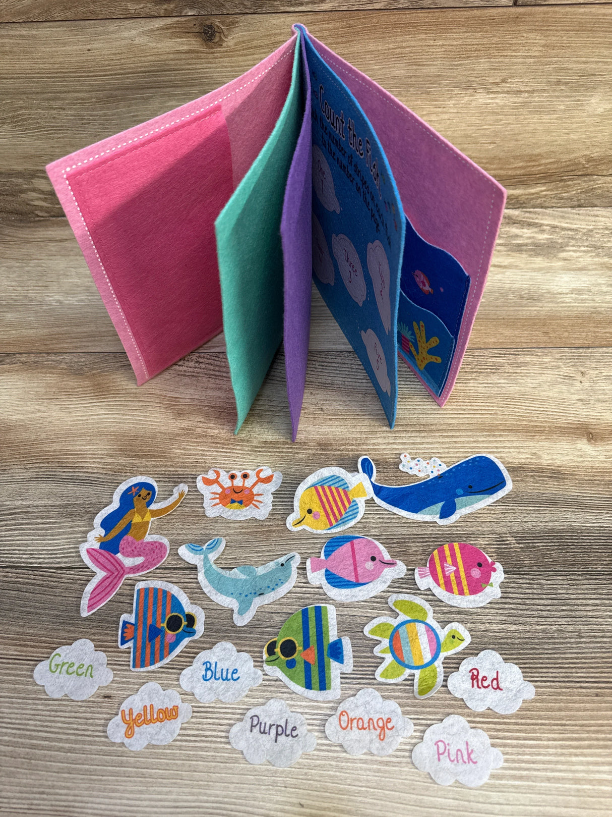 Mermaids Felt Book Activity Playset