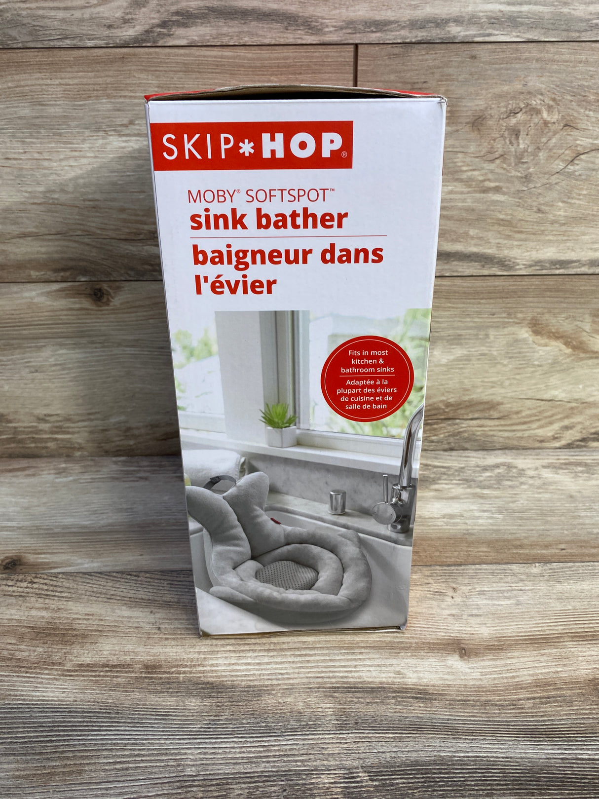 NEW Skip Hop MOBY Softspot Sink Bather Grey