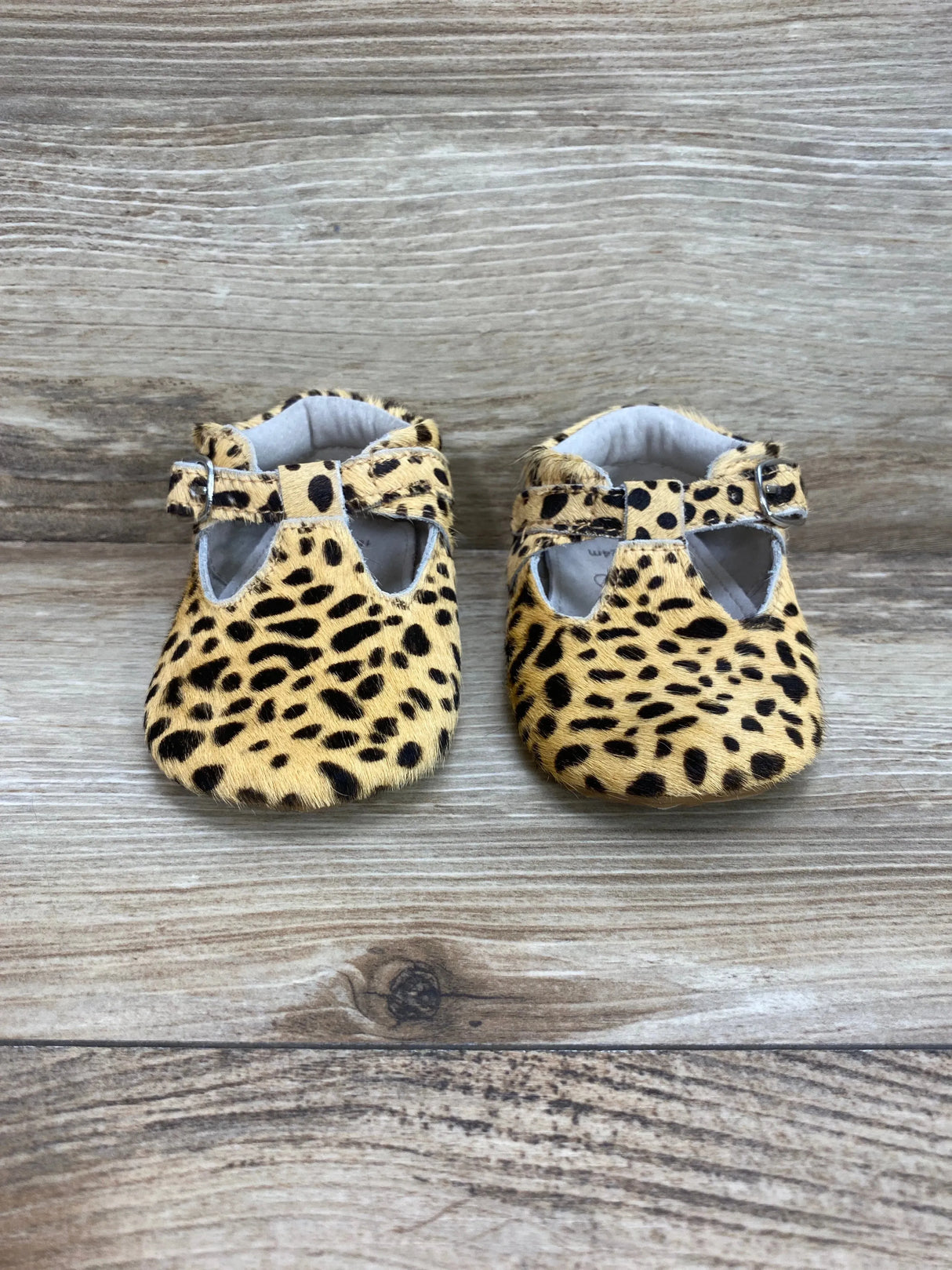 Baby Moccs Leopard Print Moccs Beige Sz 18-24m - Me n Mommy To Be