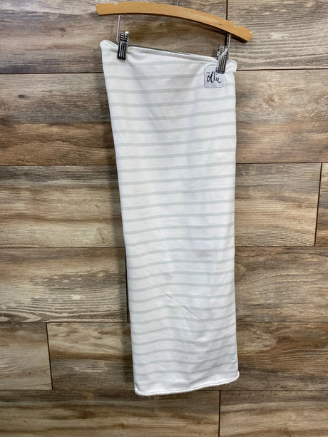 The Ollie World Striped Swaddle White sz One Size - Me n Mommy To Be
