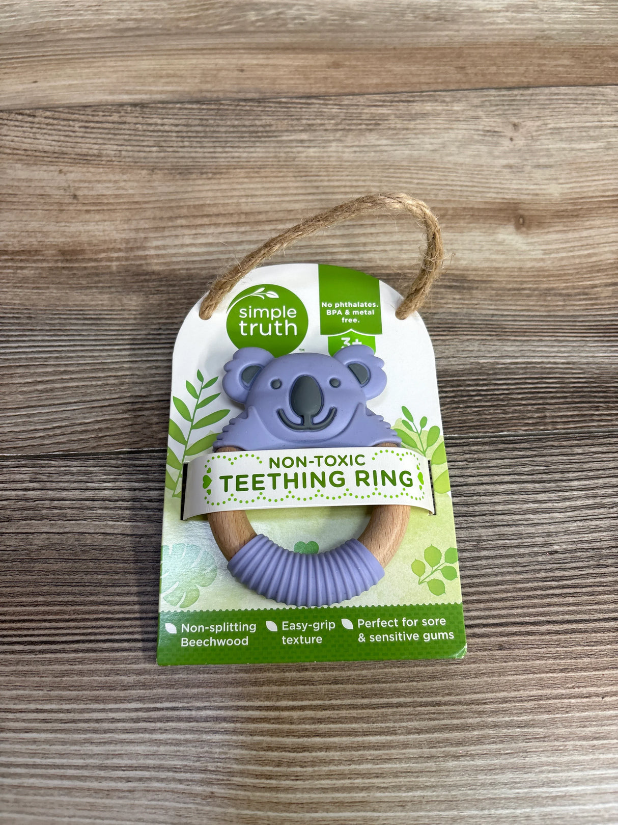 NEW Simple Truth Koala Teething Ring