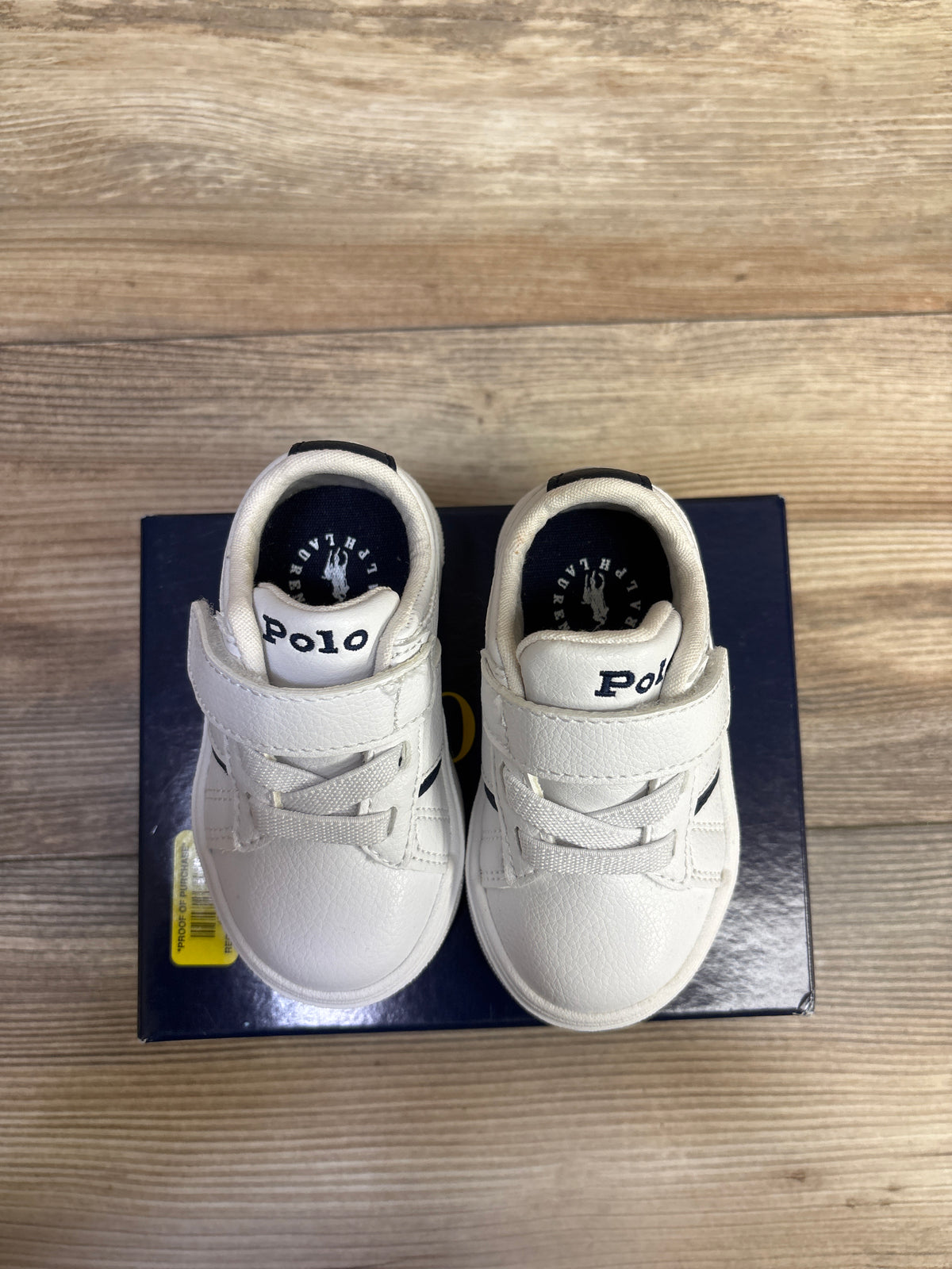 Polo Ralph Lauren Frazier PS Sneakers White sz 4c
