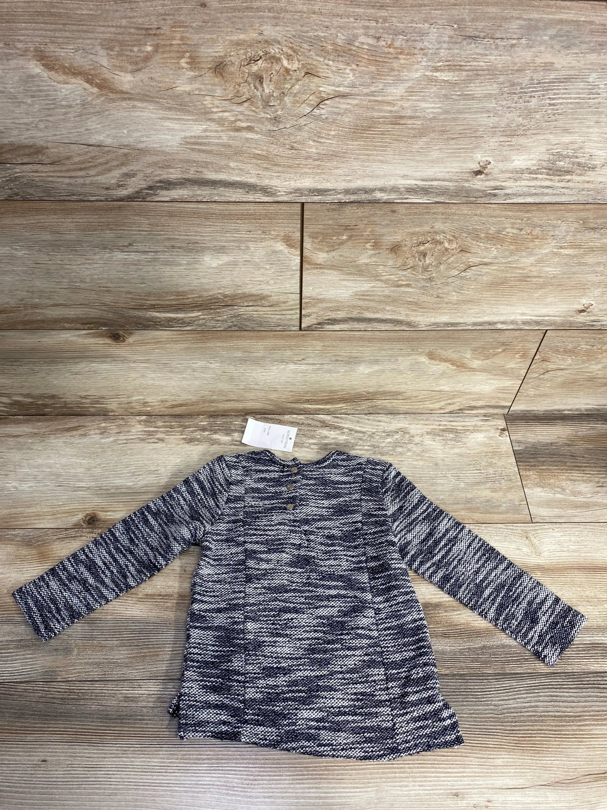 NEW 7 For All Mankind Ziper Pocket Shirt Black/White sz 24m