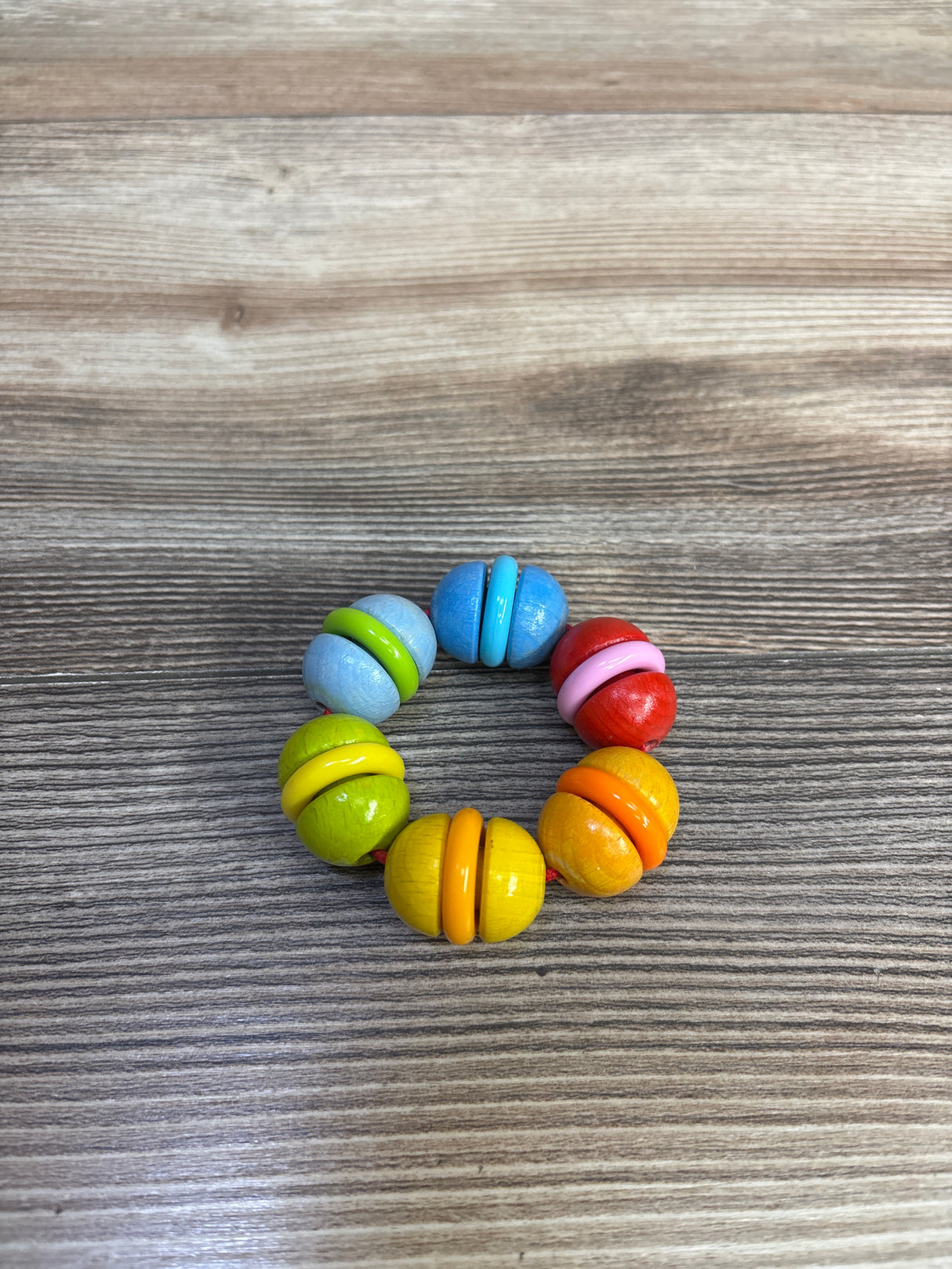 HABA Rainbow Rattle Grasping and Teething Toy