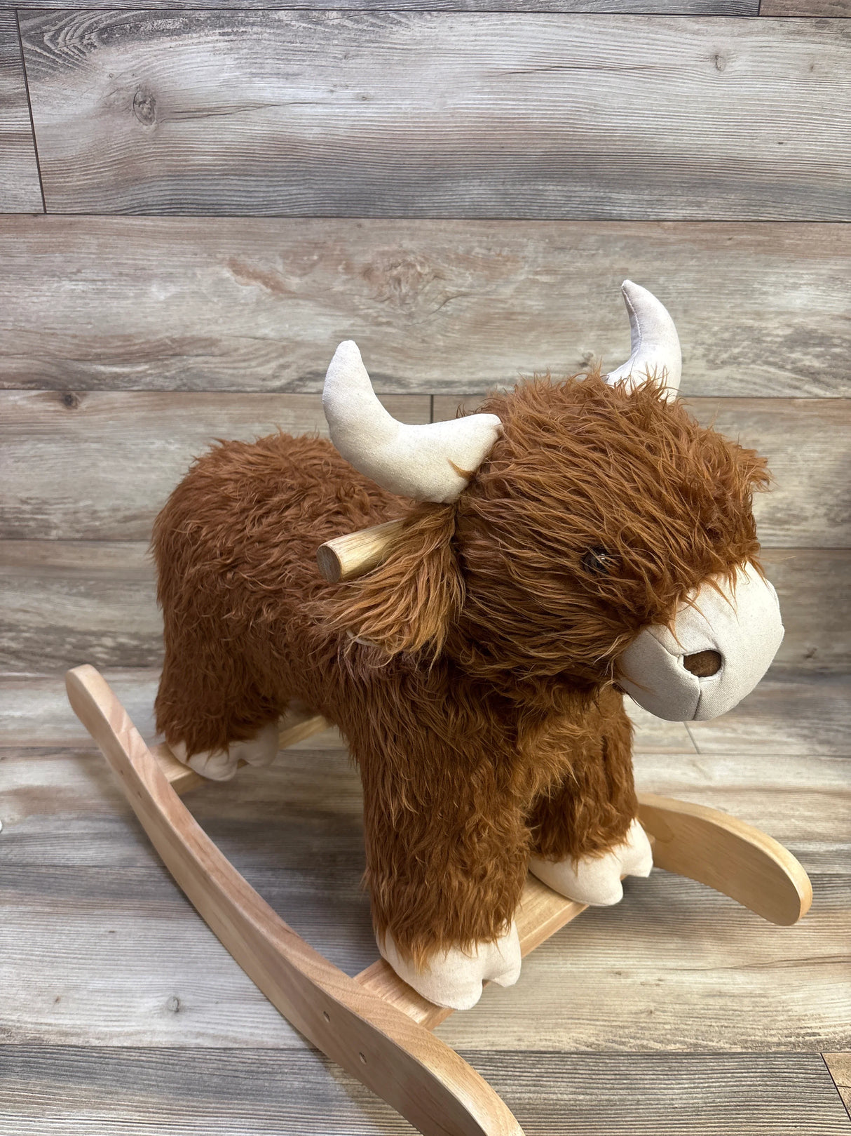 Pottery Barn Highland Cow Critter Plush Nursery Rocker
