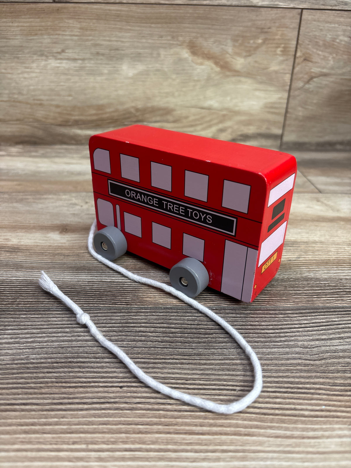 Orange Tree Toys London Bus Pull Along Toy