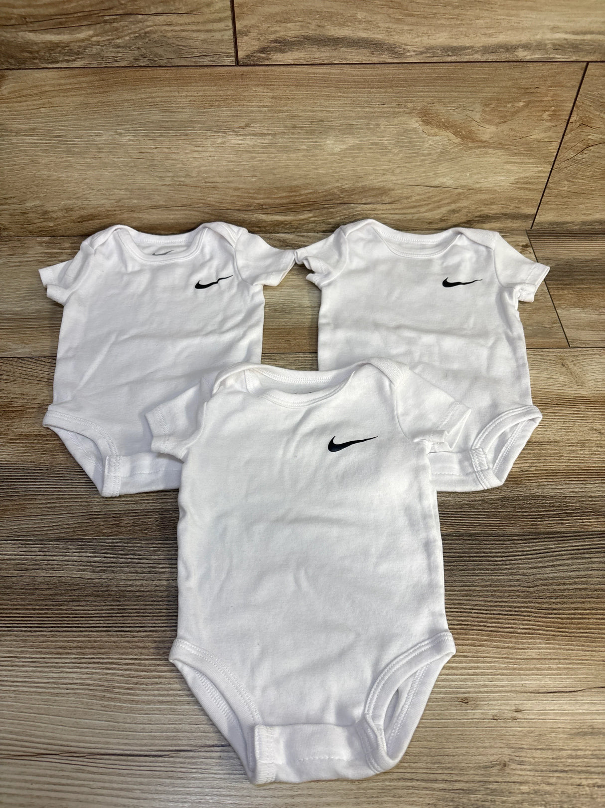 Nike 3pk Bodysuit Set White sz 6m
