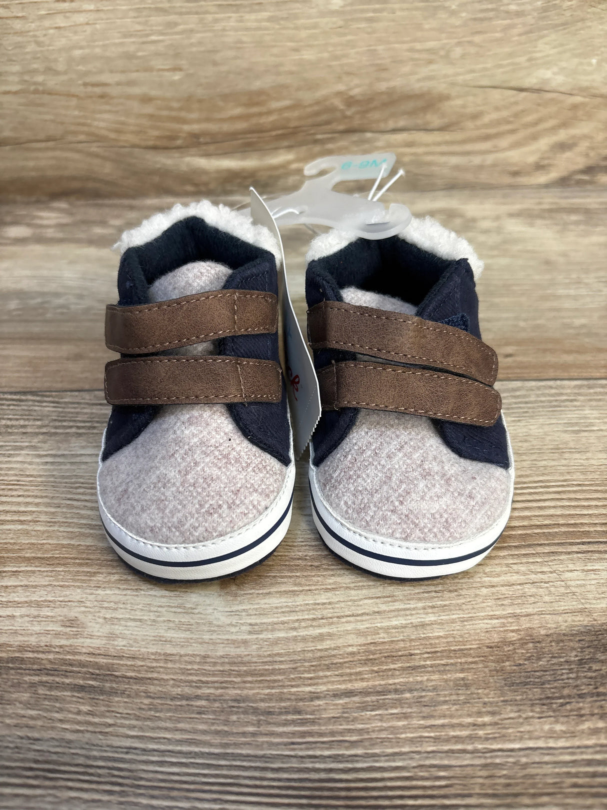 NEW Cat & Jack Soft Sole Shoes Navy sz 2/3c