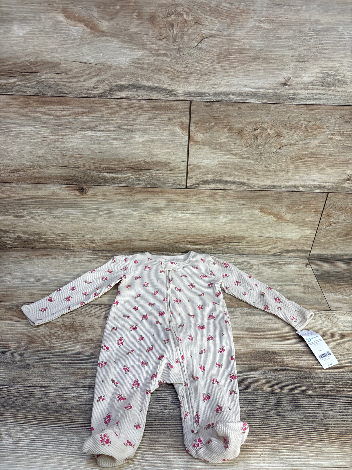 NEW Carter's Waffle Knit Sleeper Beige sz 3m