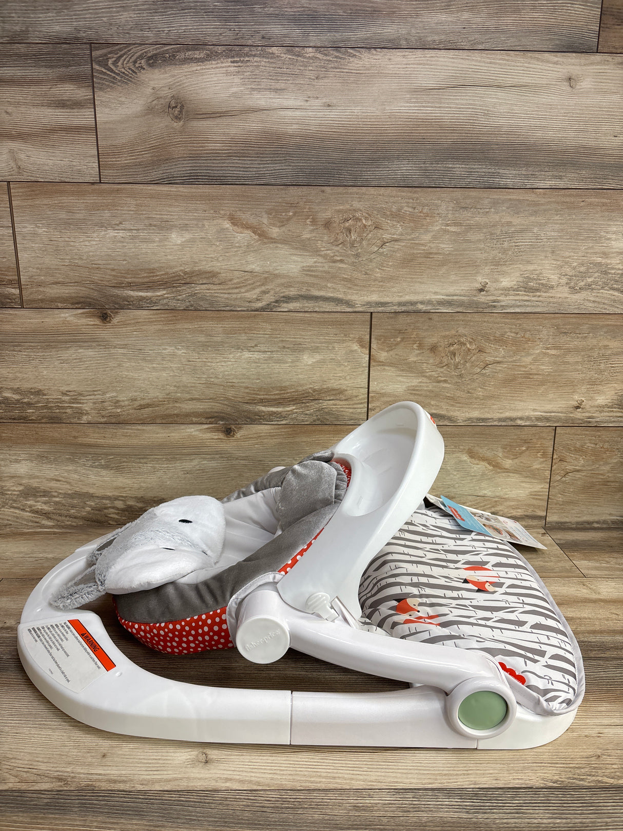 NEW Fisher Price Premium Sit-Me-Up Floor Seat with Snack Tray, Fox