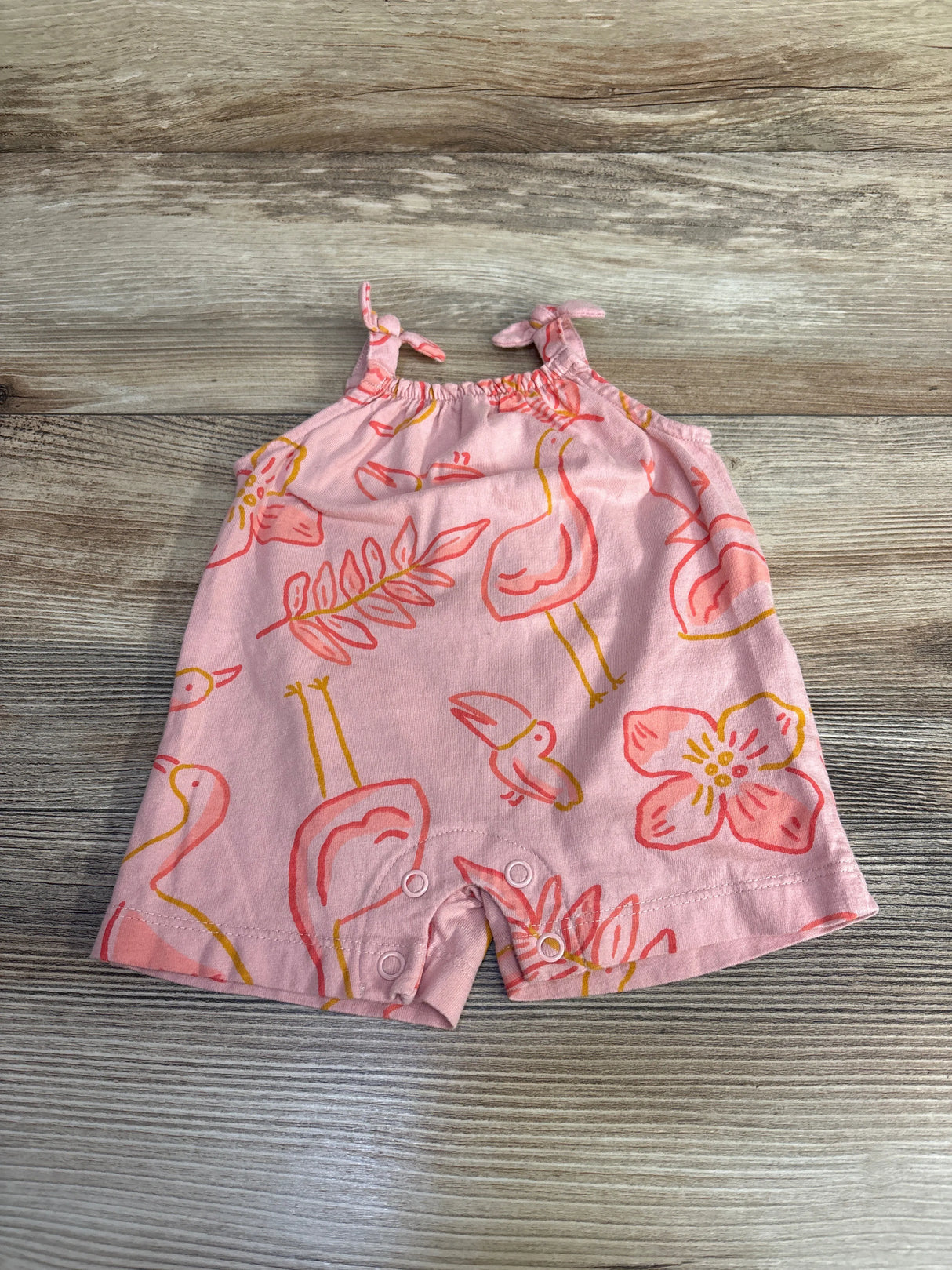 Just One You Flamingo Romper Pink sz Newborn - Me n Mommy To Be