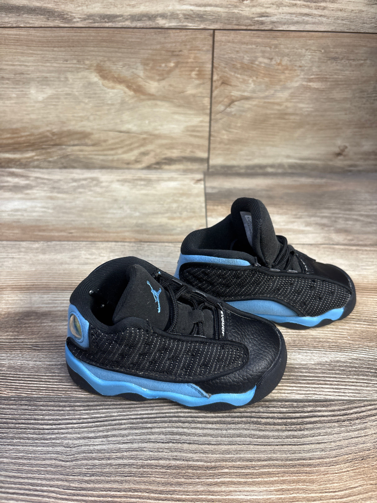 Air Jordan 13 Retro TD 'Black University Blue' Sneakers sz 7c