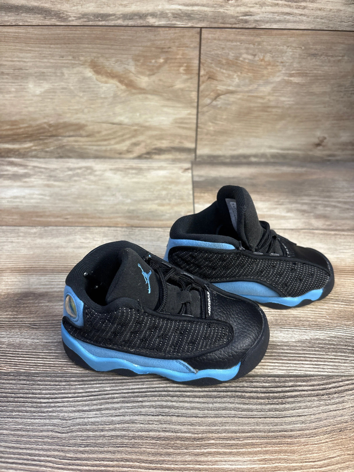Air Jordan 13 Retro TD 'Black University Blue' Sneakers sz 7c