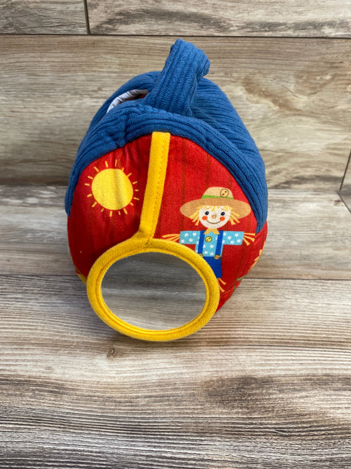 hahaland Surprise Barn Rattle, Crinkle, Mirror Plush Playset