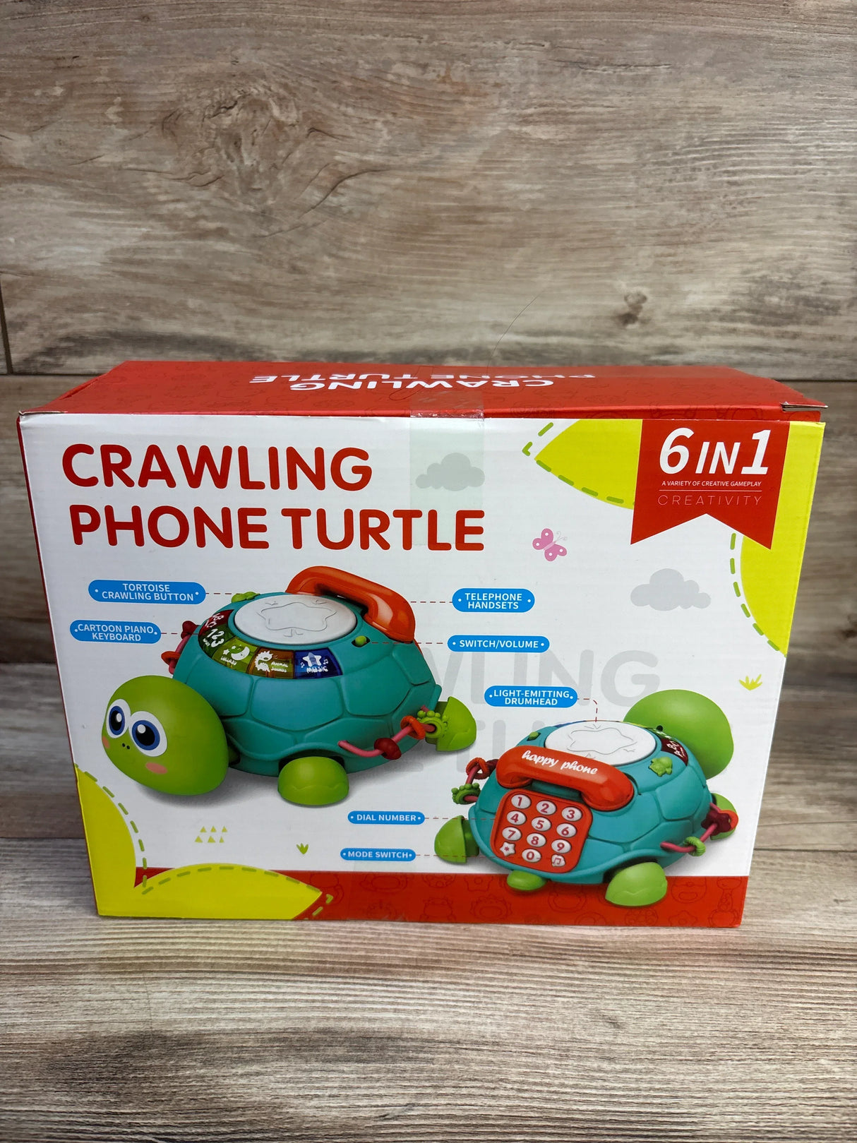 NEW Keysense Musical Crawling Phone Turtle