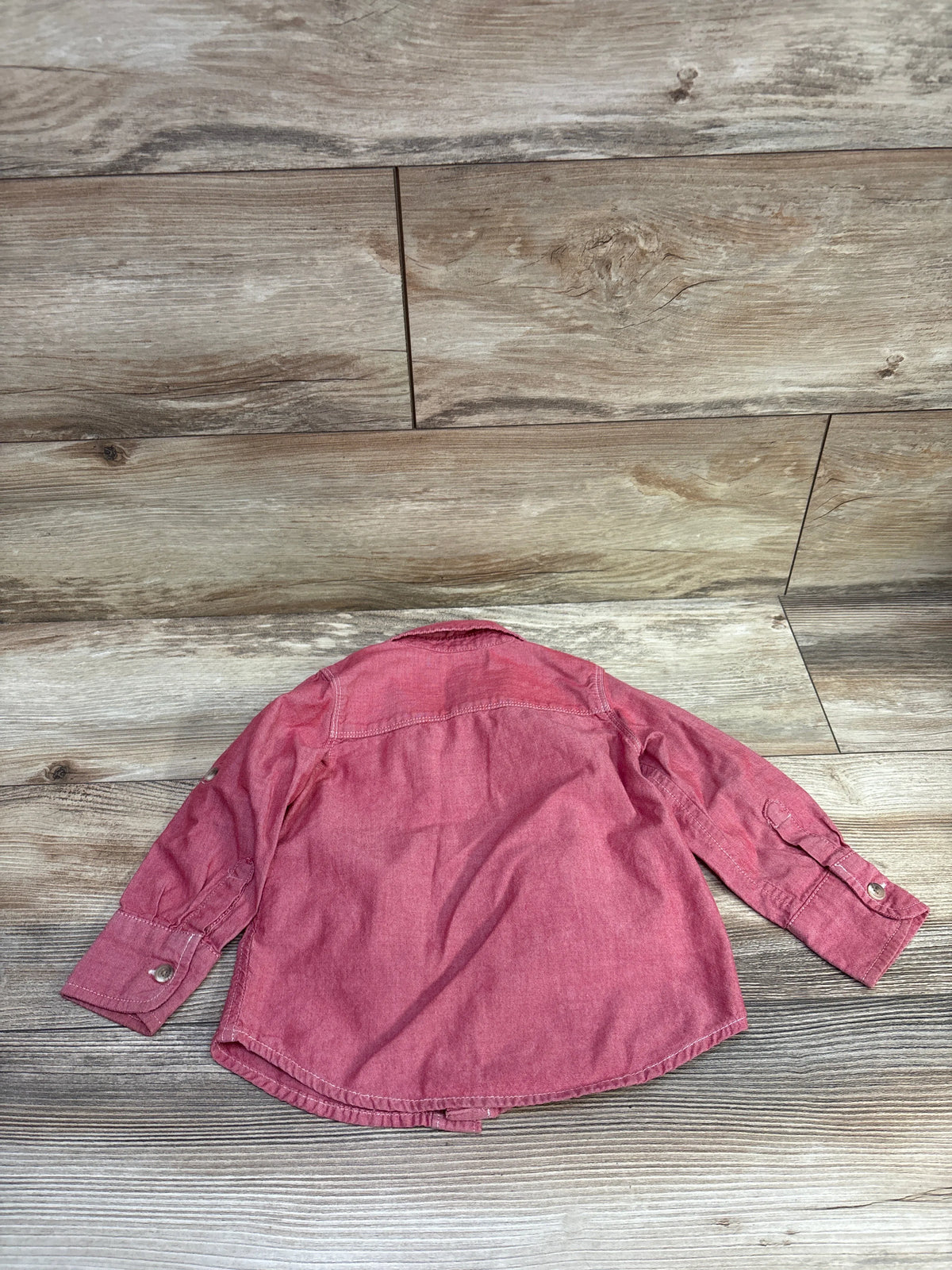 Old Navy Button Up Shirt Red sz 2T