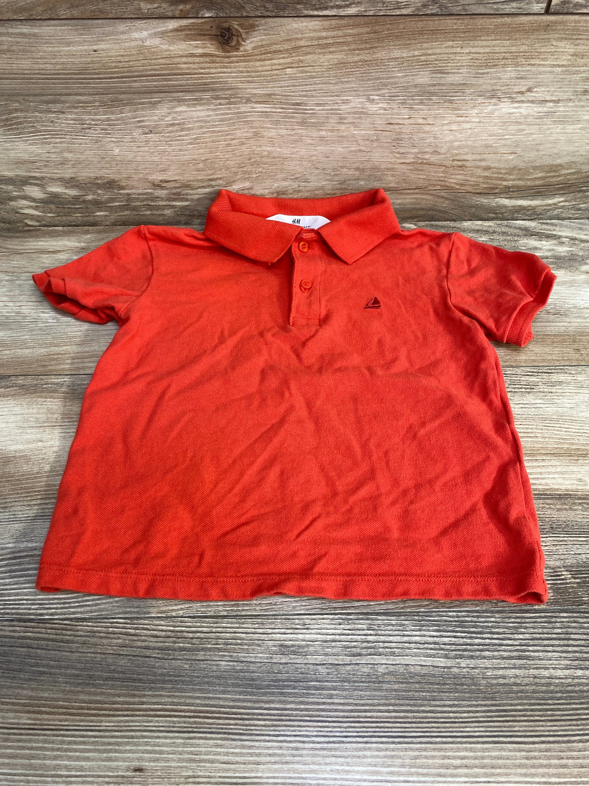 H&M Polo Shirt Orange sz 3-4T - Me n Mommy To Be