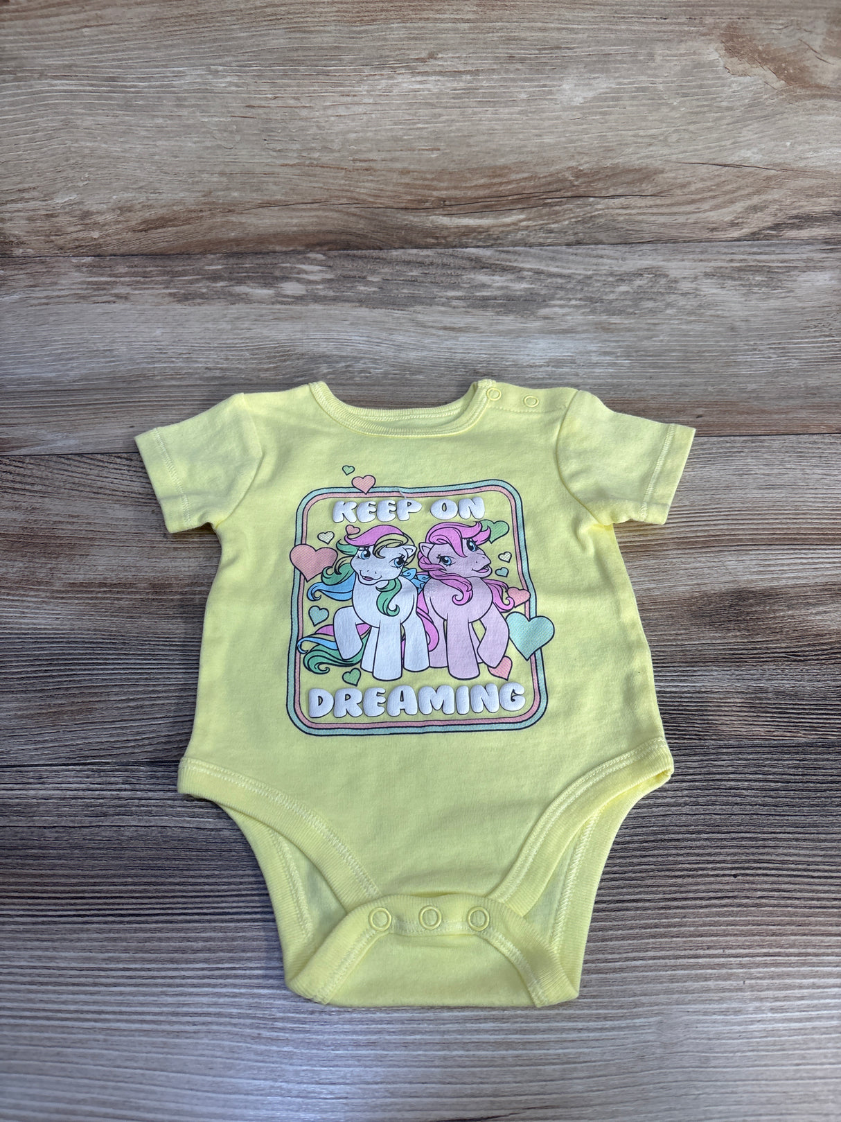 My Little Pony Bodysuit Yellow sz 3/6m