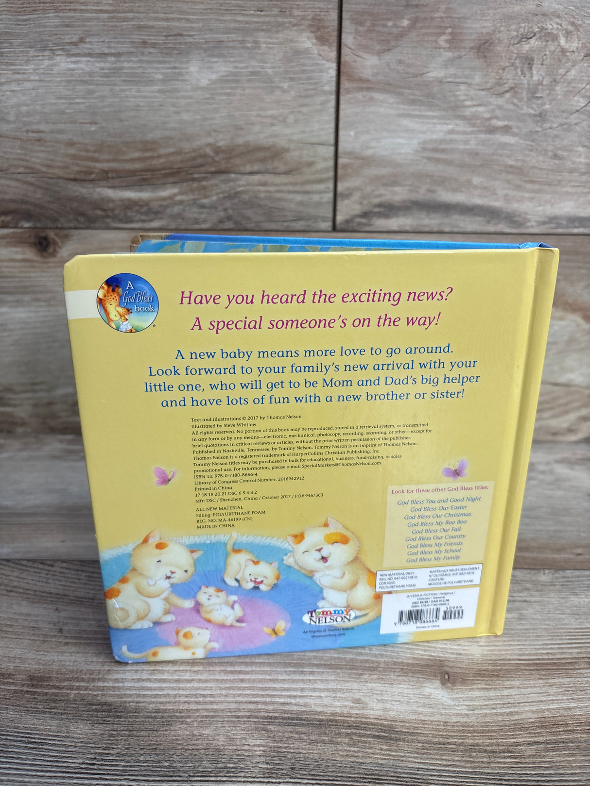 God Bless Our Baby Board Book