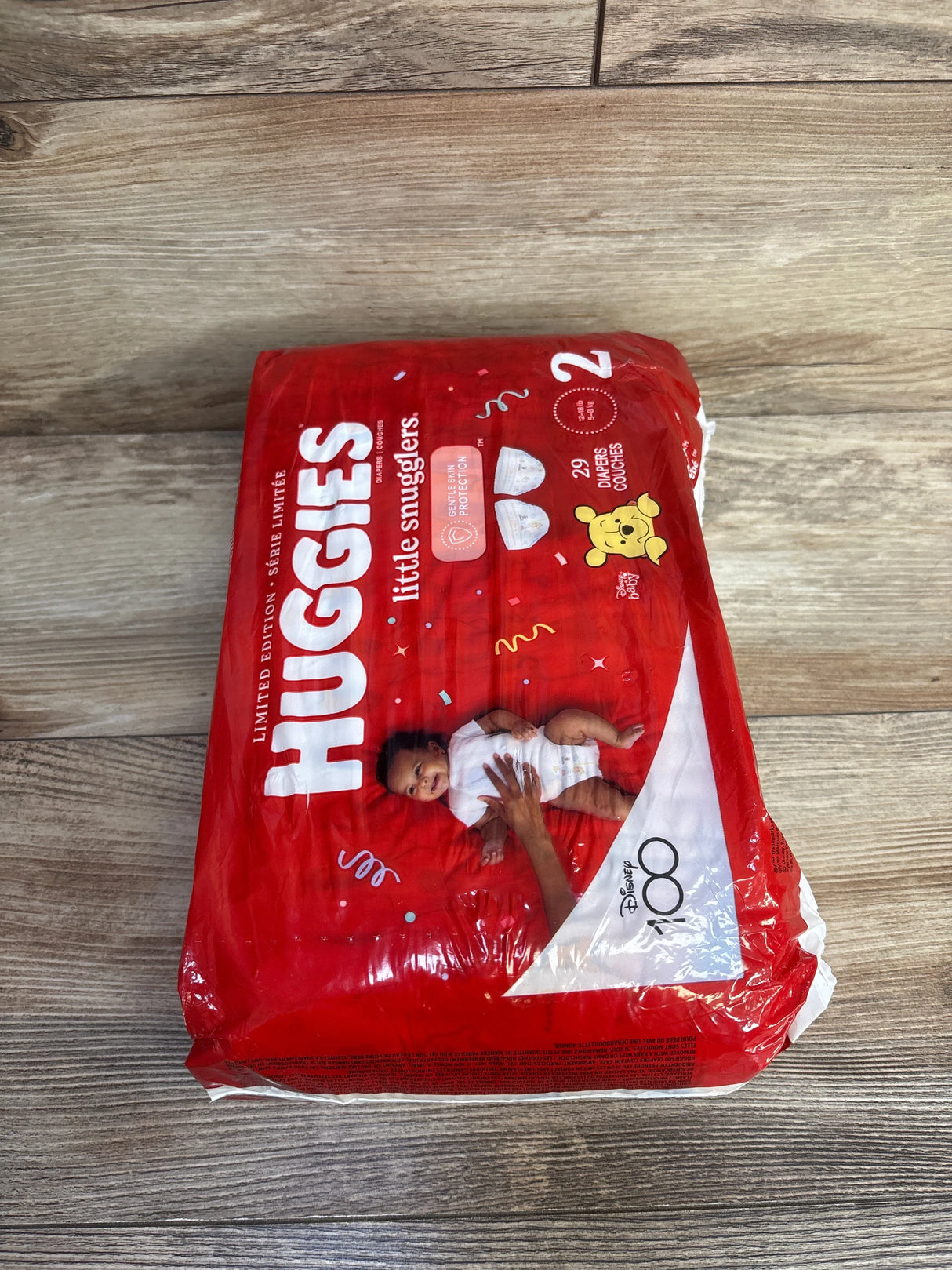 NEW Huggies Little Snugglers Baby Diapers, Size 2 29ct.