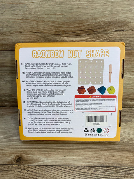 Rainbow Nut Shape Toy - Me n Mommy To Be