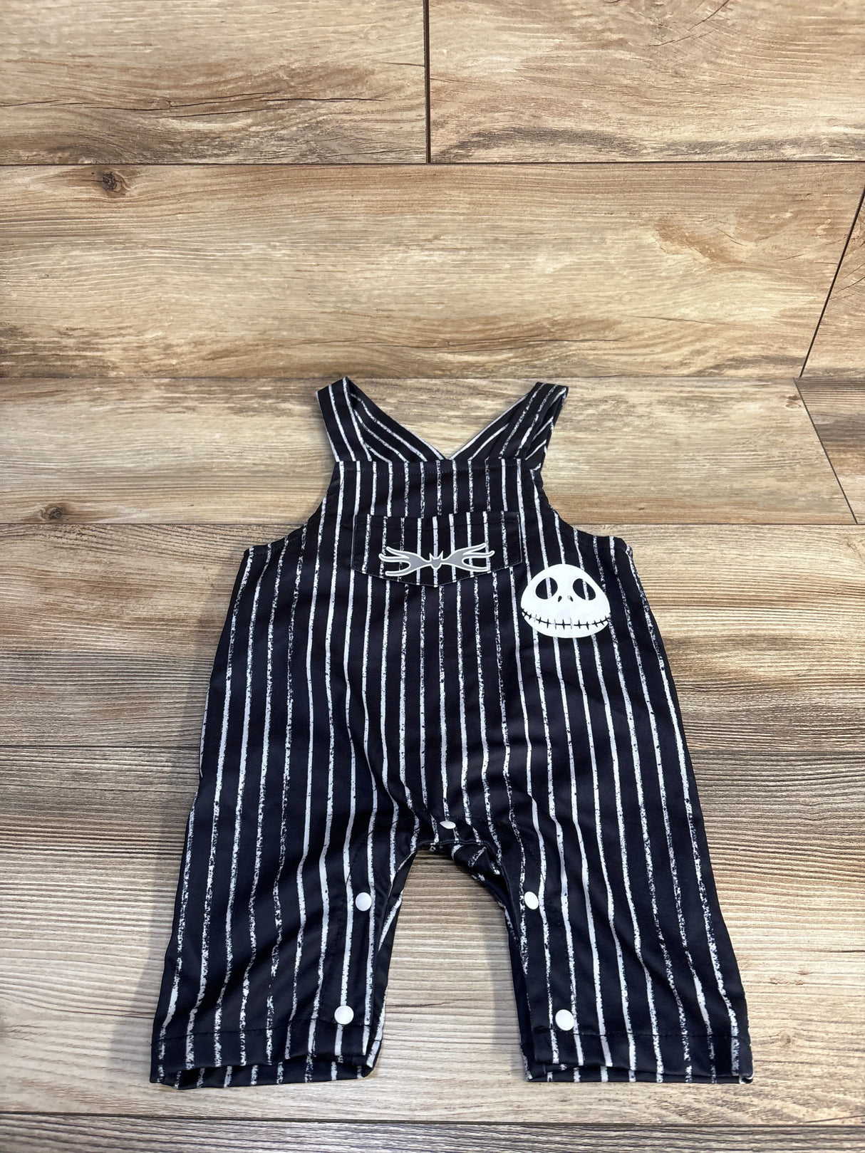 Crazyme Nightmare Before Christmas Jack Skellington Romper Black sz 18-24m*