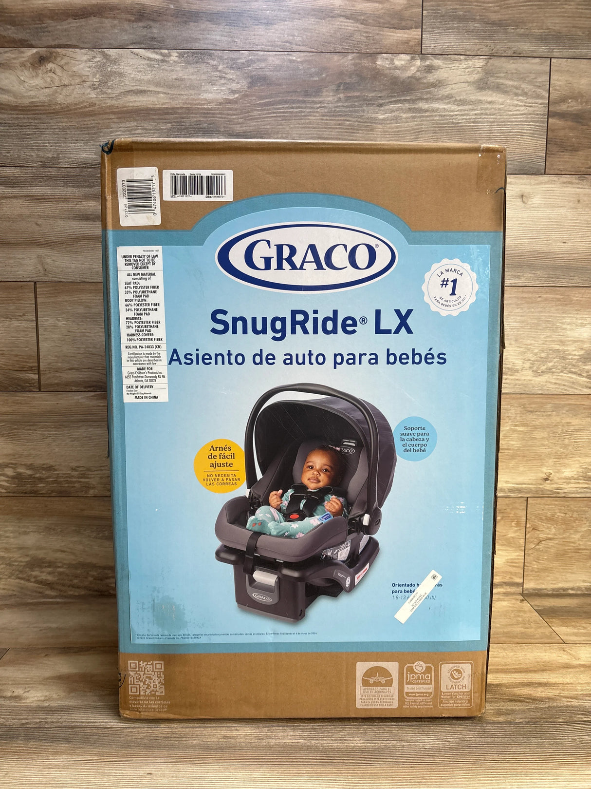 NEW Graco SnugRide LX Infant Car Seat in Elko Black