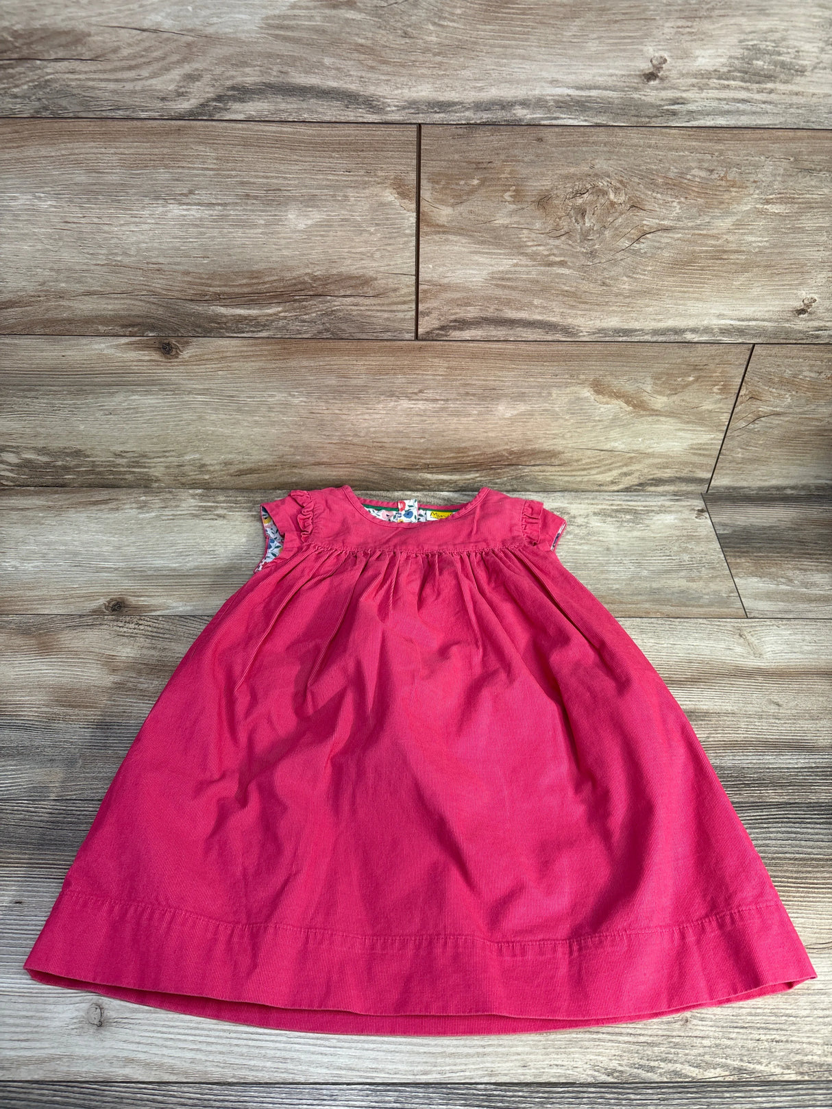 Mini Boden Corduroy Dress Pink sz 3-4Y
