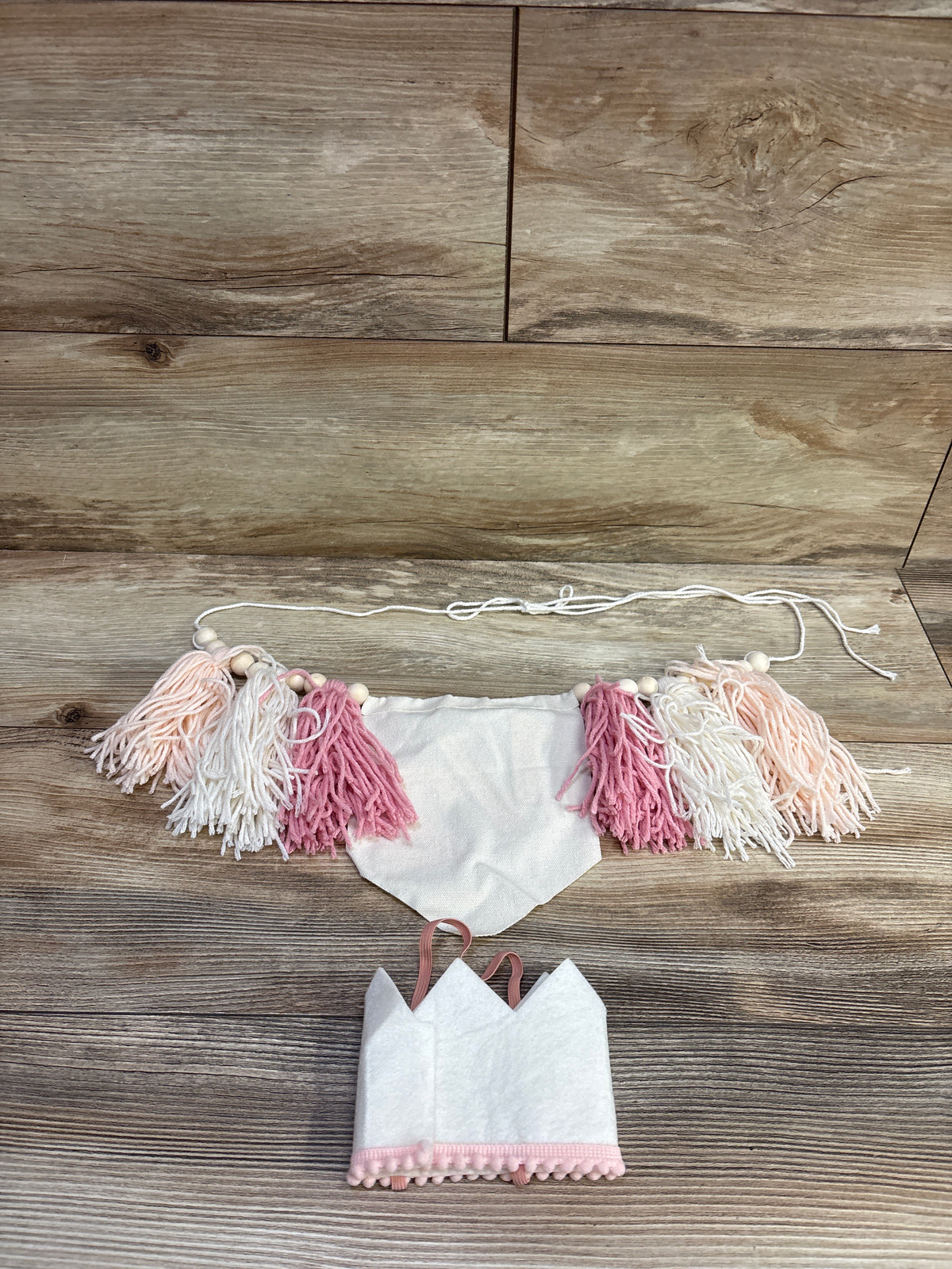Patrdio 1/2 Birthday Banner & Crown Set