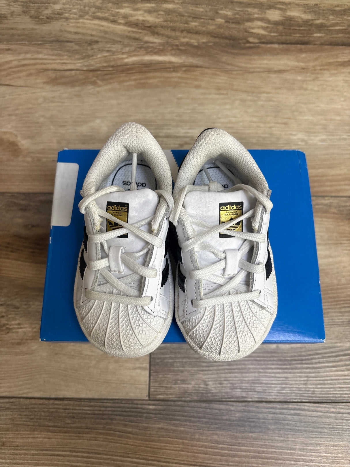 Adidas Superstar I Sneakers White sz 5c