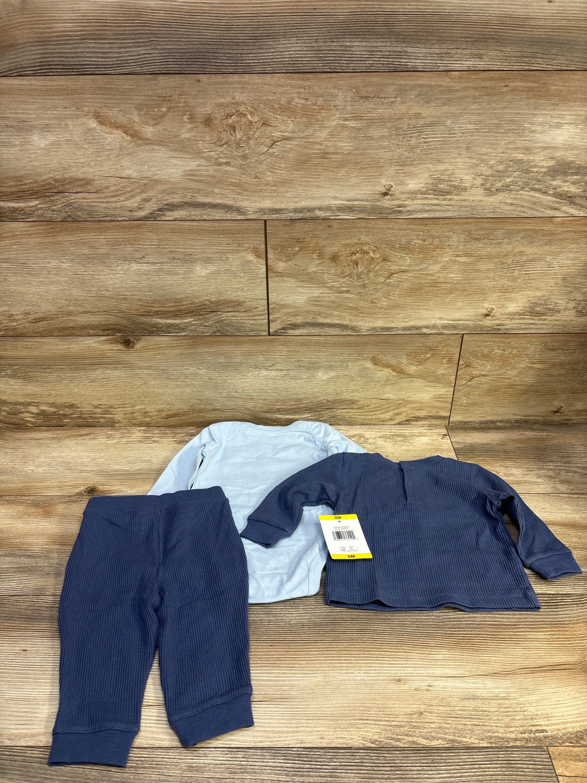 NEW Koala Kids 3pc Bodysuit, Shirt, & Pants Set Blue sz 6m