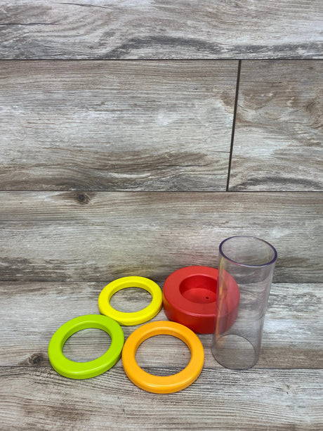 Lovevery Clear Tube with Stacking Rings - Me n Mommy To Be