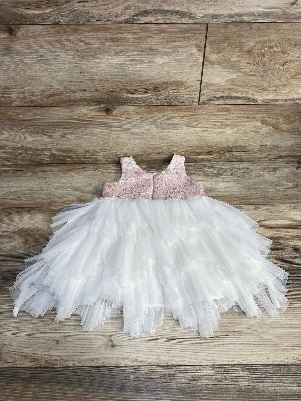 American Princess Floral Tulle Dress Pink sz 2T - Me n Mommy To Be