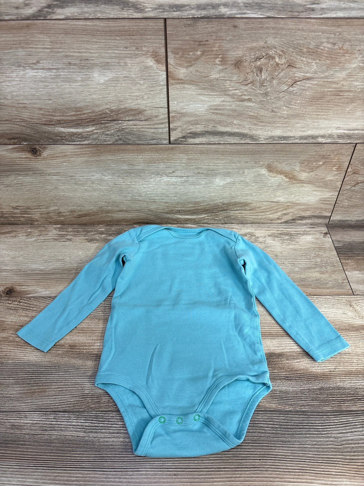 Primary Long Sleeve Bodysuit Teal 18-24m