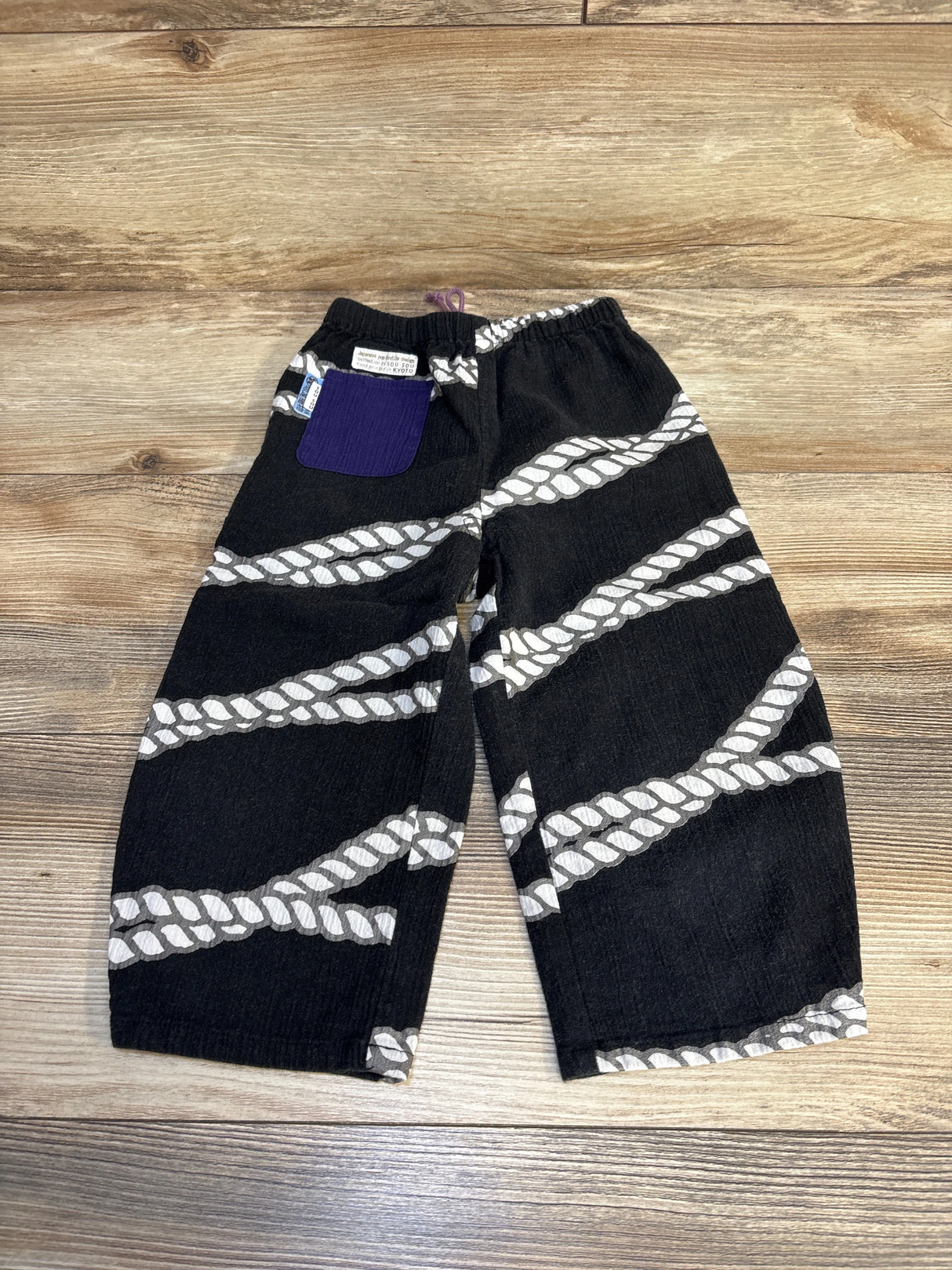 Sou Sou Jinbei Warabegi Pants Black sz 3T
