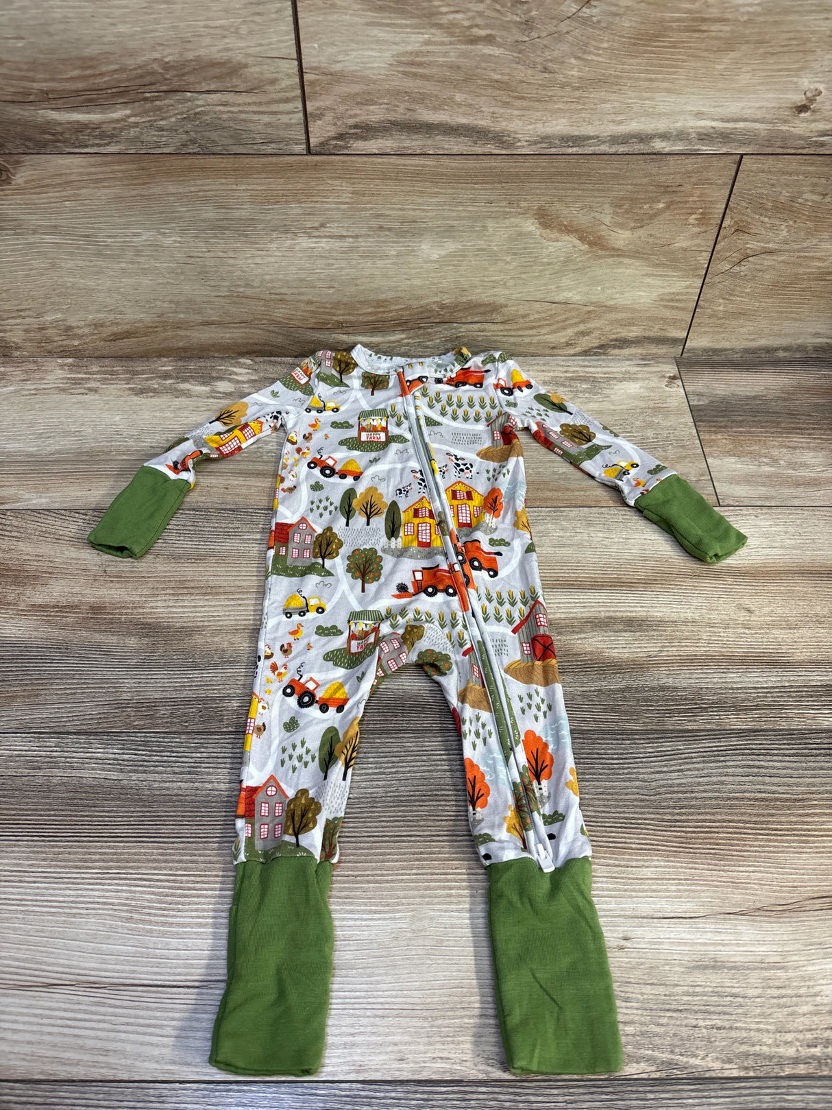 PatPat Bamboo Convertible Sleeper Grey sz 3-6m