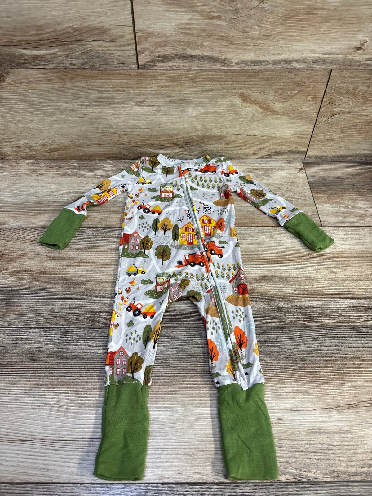 PatPat Bamboo Convertible Sleeper Grey sz 3-6m